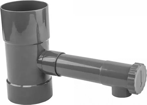 Regensammler mit Ventil, Durchmesser Fallrohr 80 mm