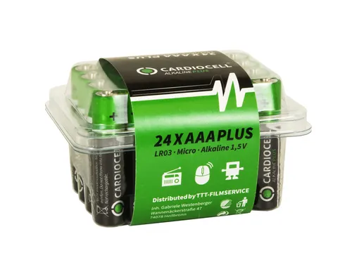 Cardiocell Alkaline Plus AAA (Micro) 24er Box