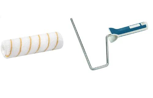 Malerwalze GELBFADEN Walze Farbroller SET 25cm Farbwalze inkl. 2K Bügel 1 x