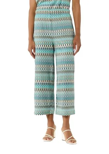 Comma Gestrickte Culotte mit Wide Leg und Elastikbund