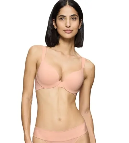 Triumph Bügel-BH Body Make-Up Illusion WP EX - Rosa 90 - Funktionsunterwäsche mit tiefem Dekolleté, atmungsaktivem Microtouch-Material und verstellbaren Trägern für optimalen Tragekomfort.