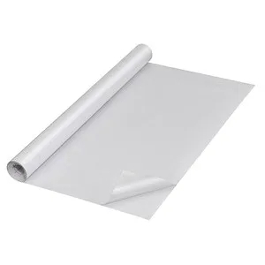 folia Bucheinbandfolie selbstklebend transparent 45,0 cm x 5,0 m - Robuster Buchschutz, ideal für Bücher und Autokarten, einfache Handhabung mit Gitternetz zum Zuschneiden