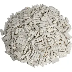 Lego® Classic Basic City 1x4 Steine Bausteine Weiß – 100 Stück - Bauklötze & Bausteine – 100 weiße 1x4 Steine für kreative Bauprojekte in deiner LEGO City, perfekt kombinierbar mit anderen Sets!