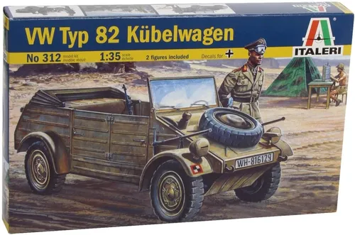 ITALERI - VOLKSWAGEN Typ 82 Kubelwagen zum Zusammenbauen und Lackieren - 1/35...