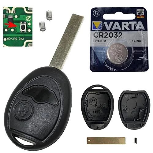 Mini Autoschlüssel 2 Tasten Gehäuse Reparatur Set Mini One Clubman Cooper Ersatz