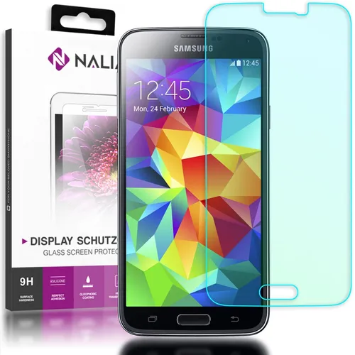 Schutz Glas für Samsung Galaxy S5 / S5 Neo, Full Cover LCD Displayschutz
