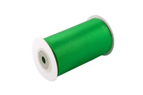 Creativery Satinband, Satinband 100mm x 10m Rolle Grün