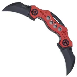 Taschenmesser CLAW mit zwei Klingen - Vielseitiges Werkzeug - Taschenmesser CLAW mit zwei Klingen, federunterstützt und aus rostfreiem 420er Edelstahl. Ideal für Camping und Alltag, mit praktischem Gürtelclip.