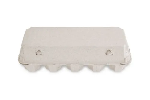 Funny 10er Eierkarton unbedruckt in weiß von Funny