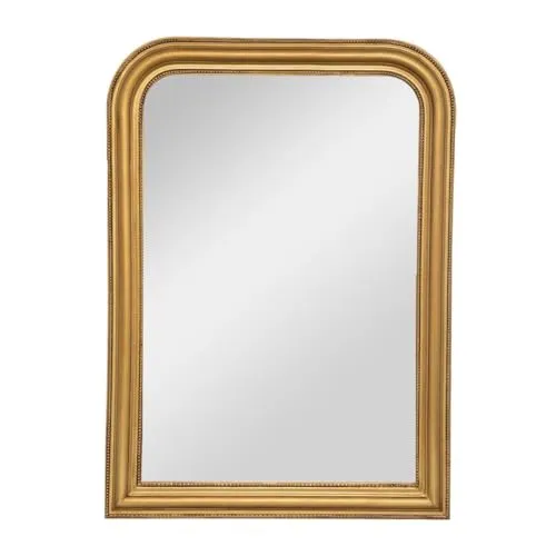 Atmosphera Spiegel Adele Gold 74x104 cm - Eleganter Wandspiegel in Gold, ideal für stilvolle Akzente. Perfekt für Wohnzimmer oder Flur, verleiht jedem Raum einen Hauch von Luxus.