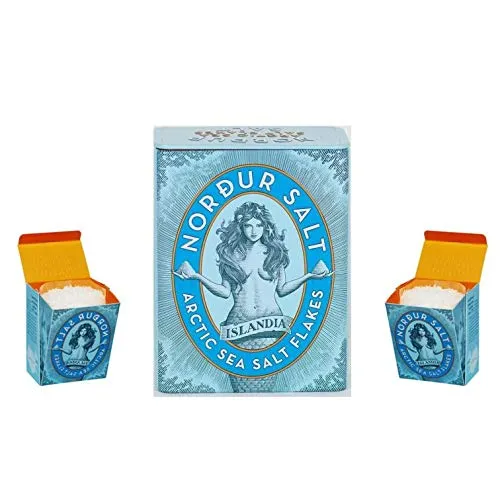 Arctic Sea Salt Flakes 250 Gramm in Metalldose + 2x125 Gramm Nachfüllpackungen