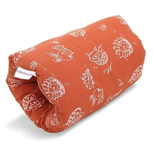 HOBEA-Germany Ministillkissen Arm-Stillkissen kleines Stillkissen für unterwegs Stillmuff Reisestillkissen in verschiedenen Designs (Waldbewohner rostrot)