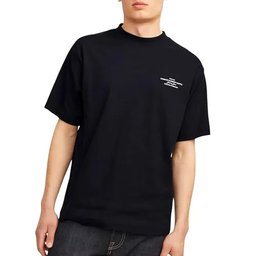 JACK & JONES Jprblachad Branding Ss Crew Neck Tee Sn