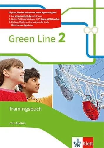 Green Line 2: Trainingsbuch mit Audios für Klasse 6 von Ernst Klett Verlag