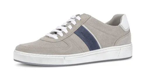 Pius Gabor Herren Halbschuhe 40,5 – Sportiver Schnürschuh aus Veloursleder - Sportiver Herrenhalbschuh aus weichem Veloursleder, mit atmungsaktivem Innenfutter und herausnehmbarer Einlage. Ideal für breitere Füße, flacher Absatz für optimalen Komfort.