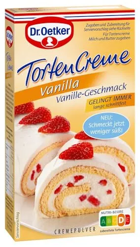 Dr Oetker Torten Creme Vanilla 140g von Dessert