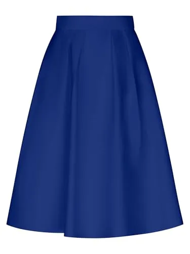 APART Satinrock in Royalblau, Größe 38 von APART Fashion