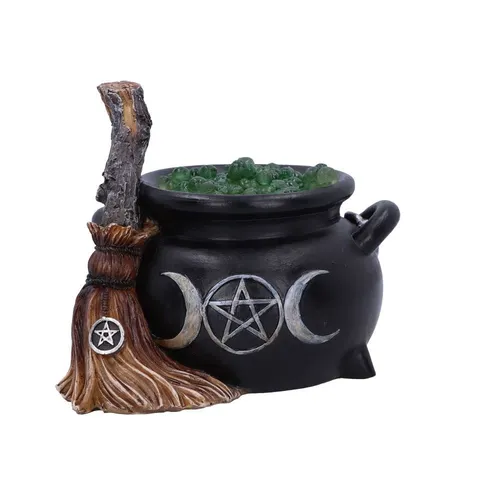 Nemesis Now Bubbling Cauldron 14.5cm, Black