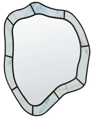 BELIANI Wandspiegel Hellblau 64x86 cm in blau von Beliani