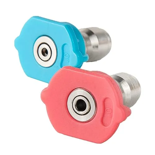 ZLKSKER Second-Story Hochdruckreiniger-Spritzdüse, Spitzen für Seife und Spüldüse, lange Reichweite, 4000 PSI, 1/4 Zoll NPT