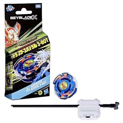 Hasbro Beyblade X X-Over Project Dranzer Spiral 3-80T Starter Pack Kreisel und Starter