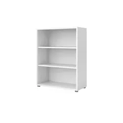 Regal Success, weiß, 89,2 x 113,4 x 40,1 cm - Büroregal in modernem Design, bietet zusätzlichen Stauraum für Büroartikel und vereint Stil mit Funktionalität.
