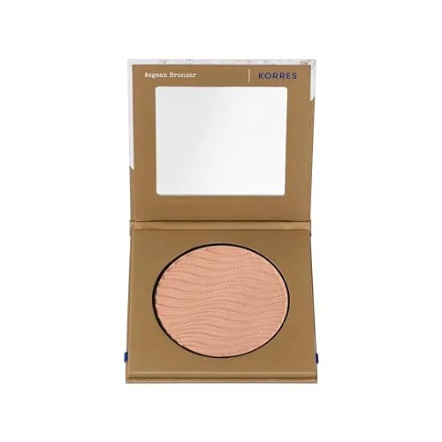 KORRES Aegean Bronzer - Light Shade Bronzingpuder für einen natürlich aussehenden sonnengeküssten Glow, vegan, 7g