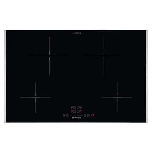 Oranier Induktionskochfeld 80 cm autark KFI380 Slider 4 Kochzonen 1 Paar Leisten