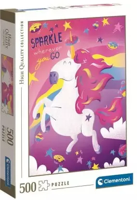 Puzzle 500 elementów. High Quality Collection. Jednorożec Clemento 8005125351008
