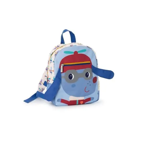 Lilliputiens Rucksack aus recyceltem PET - Jules der Hund - Schulranzen für Kinder ab 3 Jahren, wasserfest und umweltfreundlich aus recyceltem PET, ideal für Schule und Ausflüge mit großem Fach und verstellbaren Trägern für optimalen Komfort.