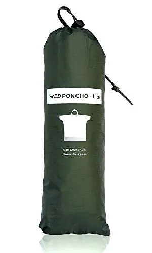 DD superleichter Regenponcho, DD Tarp grün