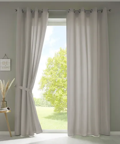 Vorhänge & Gardinen Grau von Gardinenbox