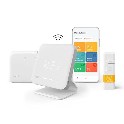 tado° Smart Home Thermostat V3+ – Wifi Starter Kit mit Standfuß