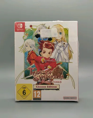 Tales of Symphonia 1 Remastered Chosen Edition - Switch [EU Version] - PC- & Videospiele: Erlebe das epische Abenteuer in einer lebendigen Welt mit vollständig überarbeiteter Grafik und lokalem Koop-Modus für bis zu vier Spieler.