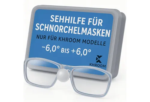 Khroom Schnorchel Schnorchelmasken Brillengläser Sehhilfe von -6.0 bis +6.0 Dioptrien
