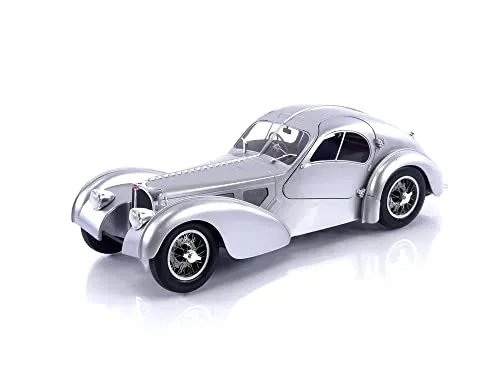 Solido 1:18 Bugatti Atlantic Silber Modellauto Modellfahrzeug