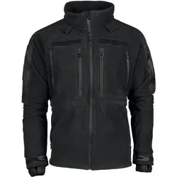 Mil-Tec Kälteschutz Textiljacke - Wasserdicht in Schwarz, XXL - Funktionsjacke mit 3-Lagen-Aufbau, 8000 mm Wassersäule und 3000 g/m²/24h Atmungsaktivität. Ideal für Outdoor-Aktivitäten bei schlechtem Wetter.