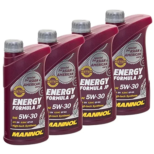 Motoröl Motor Öl MANNOL 5W30 Energy Formula JP API SN 4 X 1 Liter