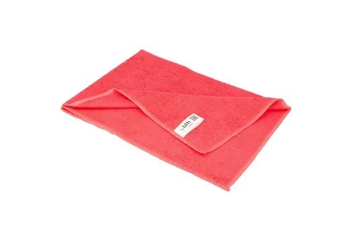 Ulith - Clean-basic Microfasertuch, 40 X 40 Cm, Rot, 210 Gsm, Robust, Langlebig, Mit Hoher Wasseraufnahme