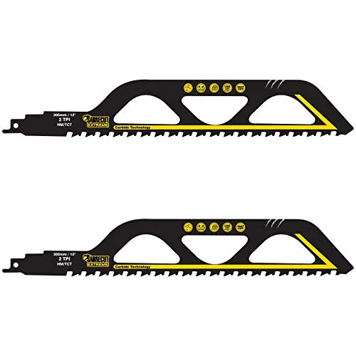 SabreCut 2pcs SCRS1243HM_2 305mm 2 TPI S1243HM Säbelsägeblätter