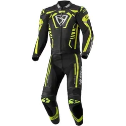 MUGENRACE Motorradkombi Predator perforierte 2-Teiler Motorrad Lederkombi Ellenbogenprotektoren enthalten,Knieprotektoren enthalten,perfori gelb|schwarz 48
