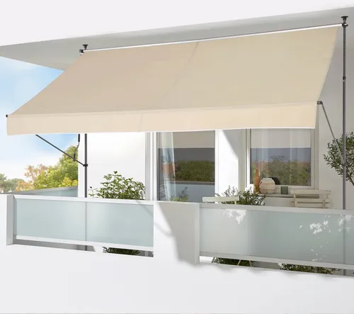 KONIFERA Klemmmarkise 200x120 cm beige
