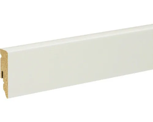 Sockelleiste FU062L1 MDF weiß 15x58x2400 mm von Weitere