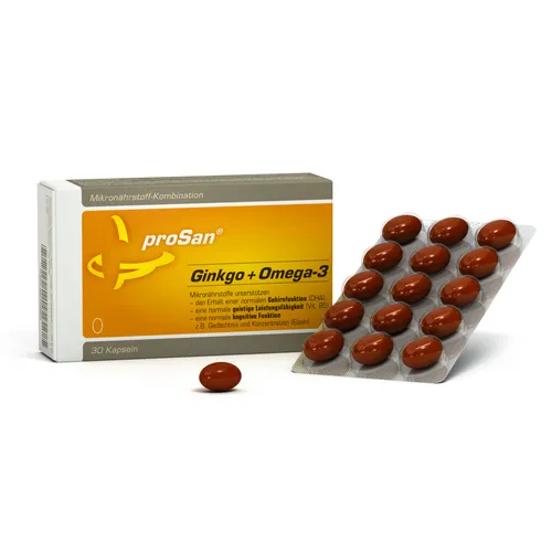 proSan Ginkgo+Omega-3 Kapseln