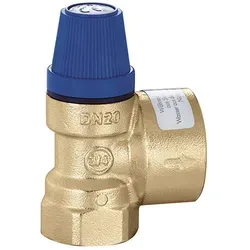 Caleffi Membran-Sicherheitsventil 1/2''IG x 3/4''IG - Thermostate für Brauchwasser, zuverlässiger Schutz mit 10 bar Druckausführung für hohe Sicherheit und Langlebigkeit.