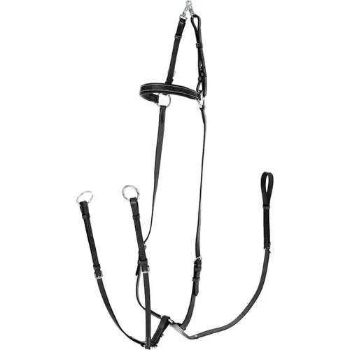 Horze Verstellbares Jagdhalsband für Pferde (10857-099) in schwarz von Horze