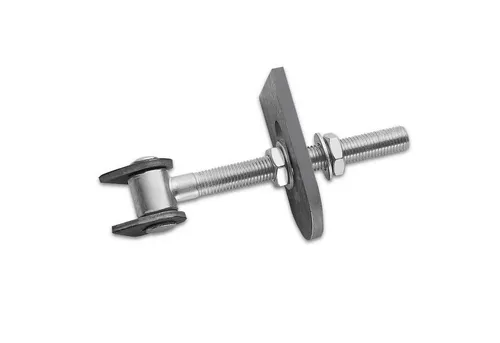 SO-TECH® Torbeschlag Torscharnier verstellbar M16 - M24 mit 2 Anschweißlaschen (1 St)