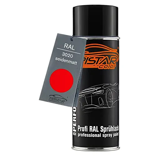 TRISTARcolor RAL 3020 Verkehrsrot Spraydose 400 ml seidenmatt schnelltrocknend