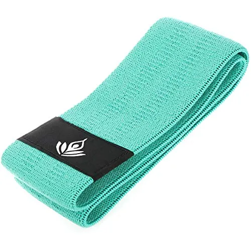 com-four® Yoga Widerstandsband aus Polyester und Gummi