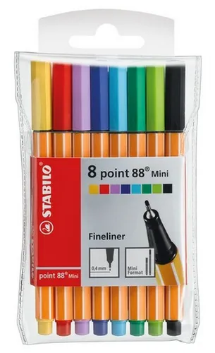STABILO Malstift STABILO point 88 Mini 8er Etui